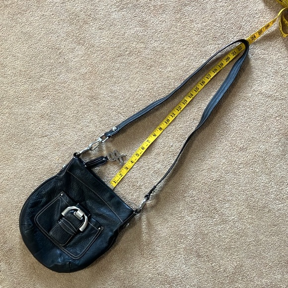 B.MAKOWSKY BLACK LEATHER CROSSBODY EX CONDITION - Picture 6 of 6